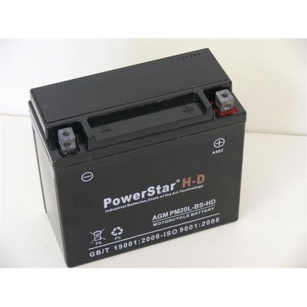 Powerstar PowerStar PM20L-BS-HD-F120020D Harley-Davidson Battery And Charger For Harley-Davidson Fxst Flst Softail 1450Cc 2000-2006 PM20L-BS-HD-F120020D